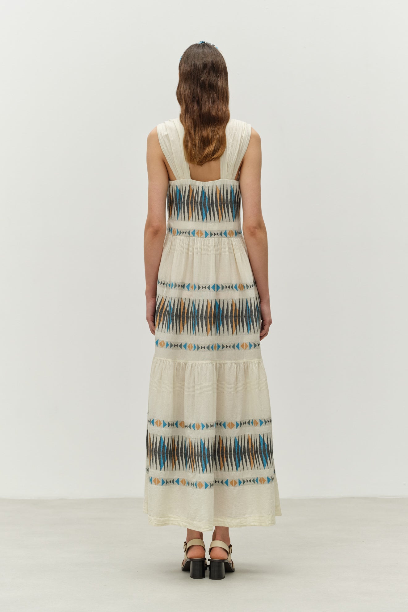 devotion twins maxi dress ELEGANT 100% Cotton. Size:W35 Church Dresses | Long collection_Clearance