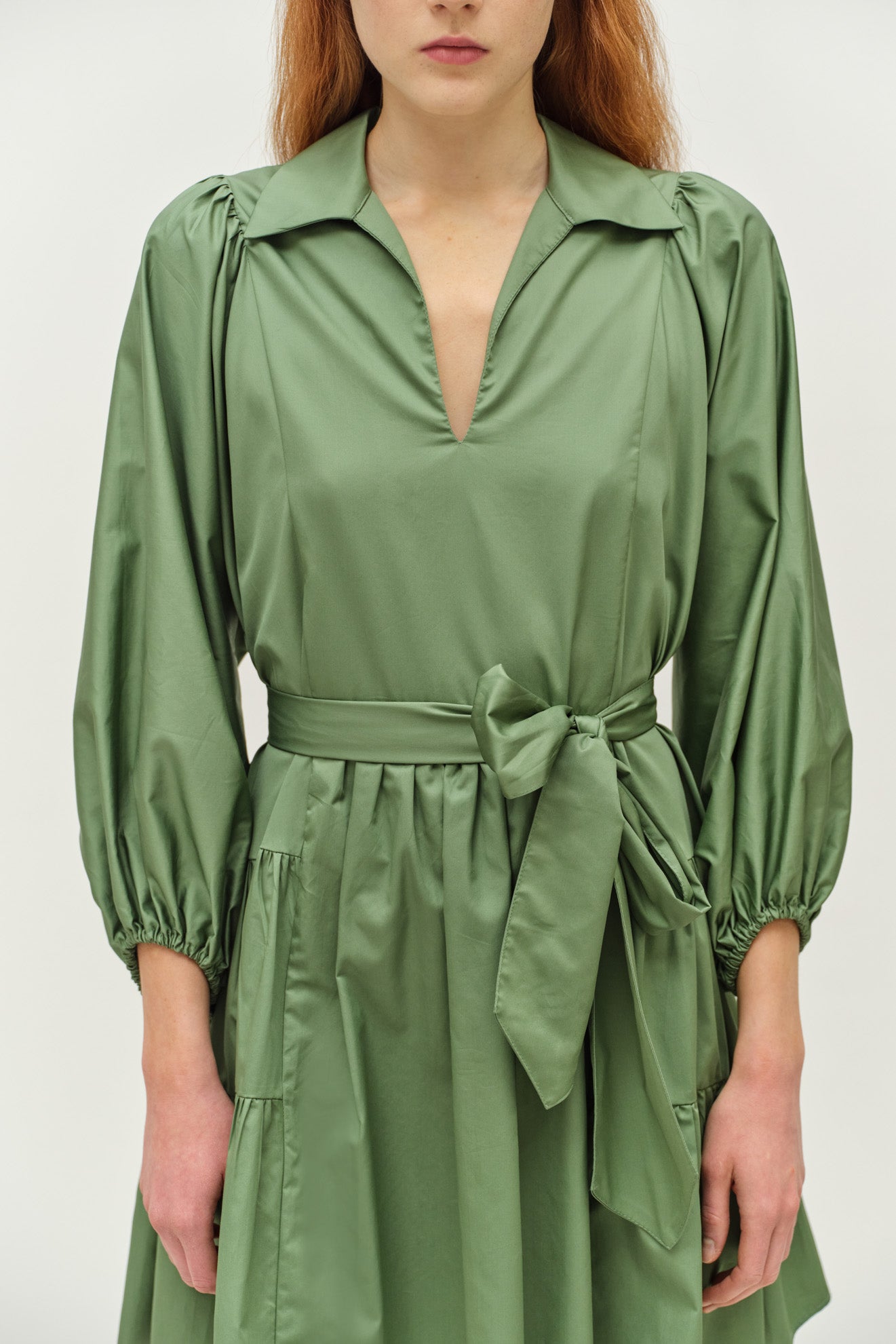 devotion green dress IZOLDI
