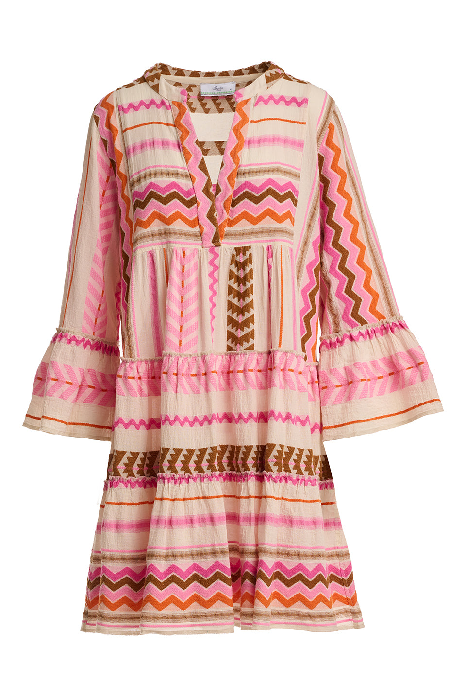 devotion ella dress neon pink Devotion Ella Dress Short N.Pink/Off-White (023.319.3G) X-Small
