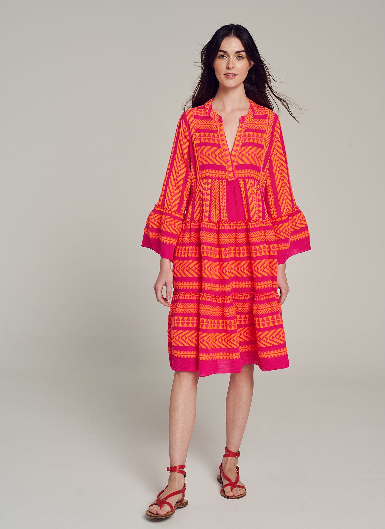 ELLA MIDI - N.ORANGE/FUSHIA - XS / PINK ELLA MIDI - N.ORANGE/FUSHIA - XS / PINK