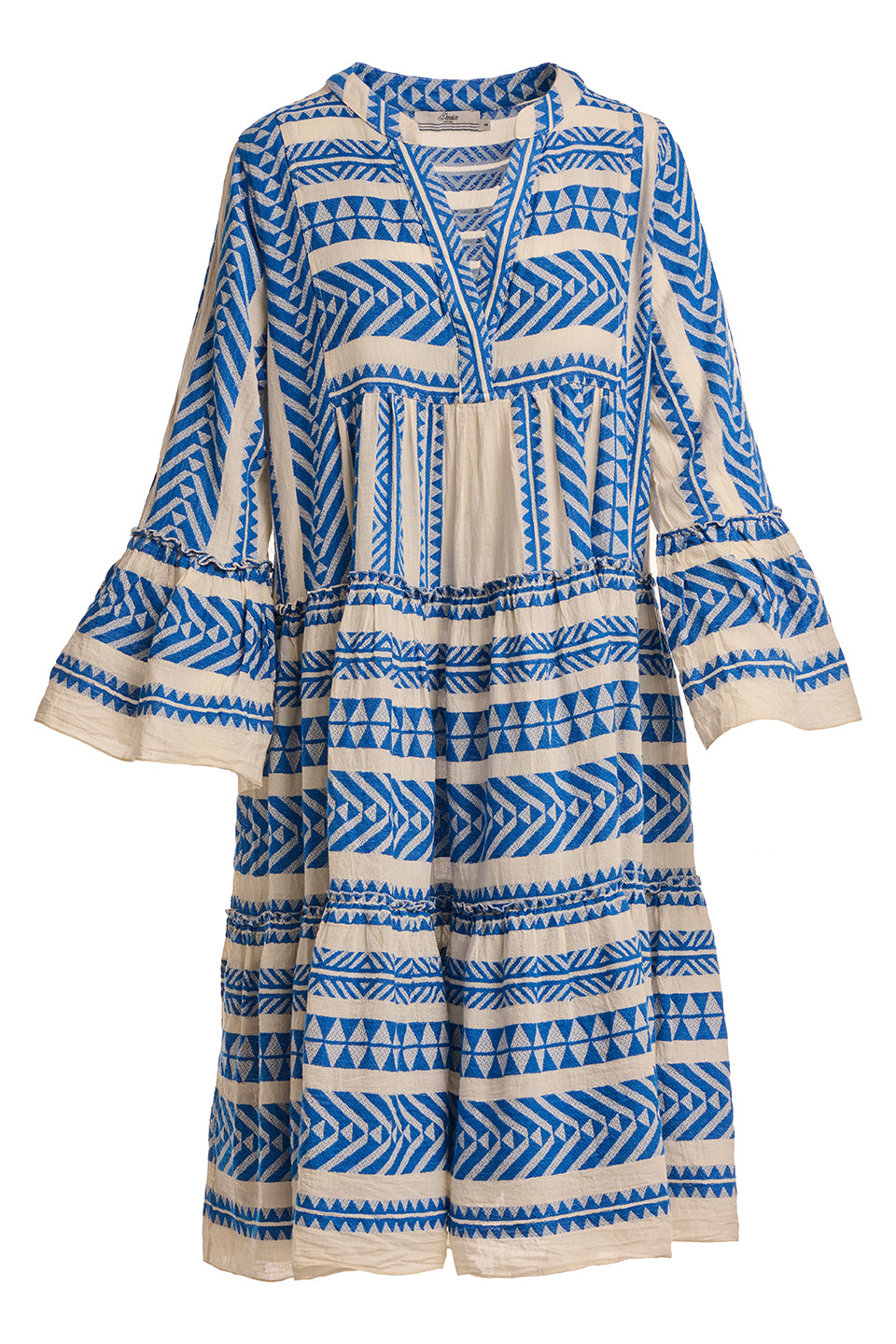 ELLA MIDI - BLUE/OFFWHITE Devotion TWINS ELLA MIDI - BLUE/OFFWHITE Devotion TWINS