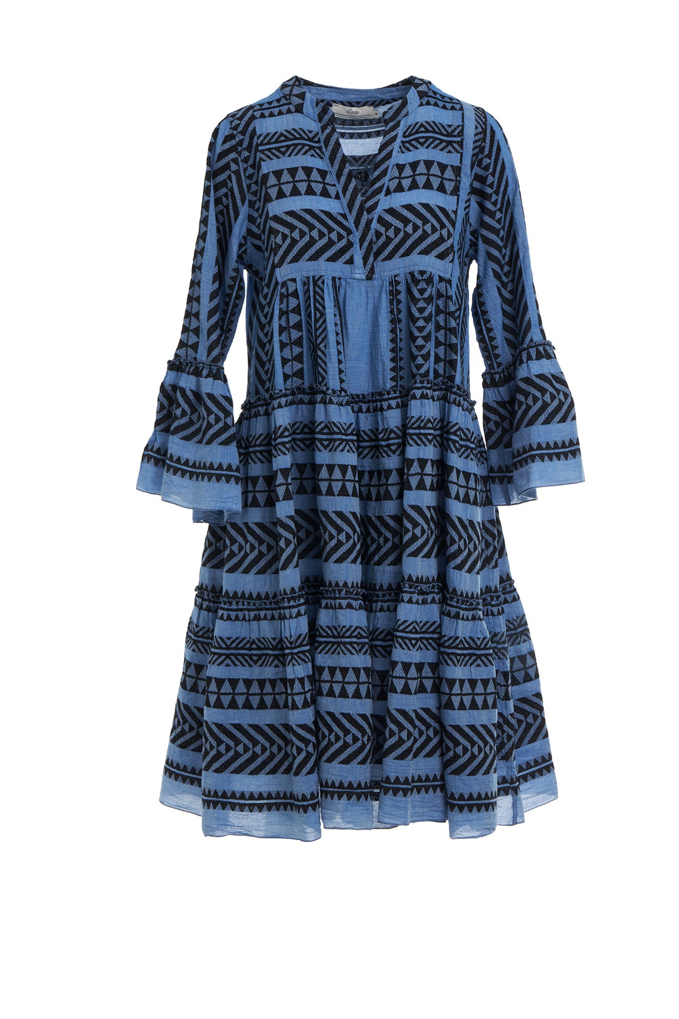 ELLA MIDI - BLACK/BLUE Devotion TWINS ELLA MIDI - BLACK/BLUE Devotion TWINS