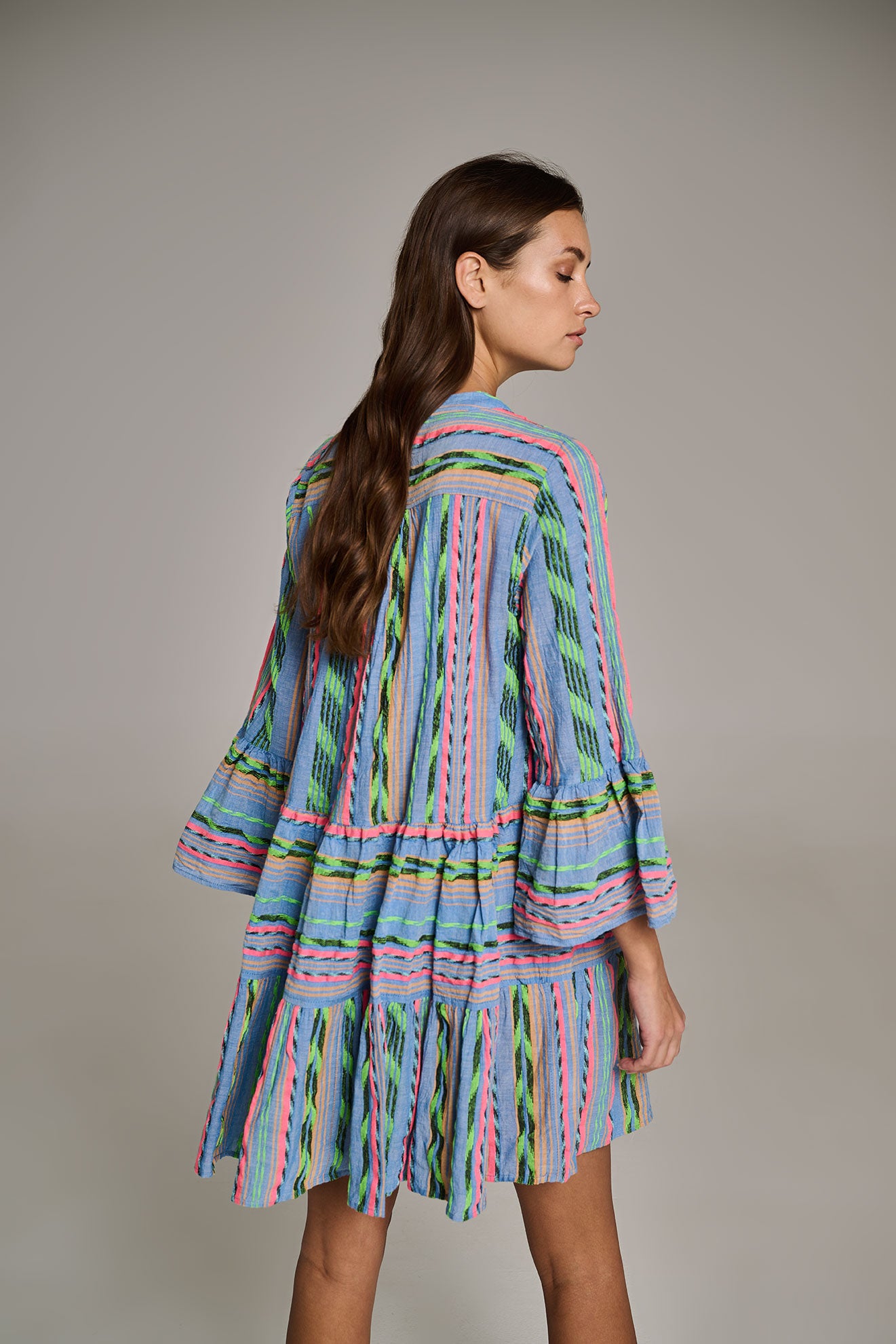 ELLA SHORT - BLUE/PINK – Devotion TWINS